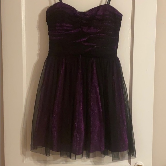 Purple Cocktail Dress - Picture 2 of 5